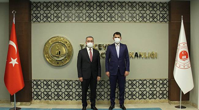 Başkan Güngör'den Çevre ve Şehircilik Bakanı Kurum’a ziyaret!