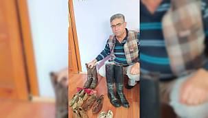 10 yıldır Türkiye’nin dört bir yanından toplanan 300 çift ayakkabı ve çizmeler...