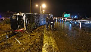 Kahramanmaraş’ta Otobüs Devrildi: 14 Yaralı