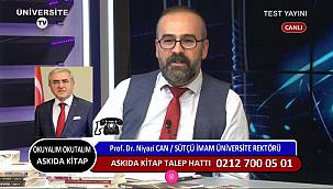 Rektörümüz Prof. Dr. Niyazi Can, Üniversite TV Yayınına Katılarak KSÜ’yü Anlattı