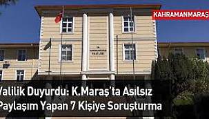 ASILSIZ PAYLAŞIM YAPAN 7 KİŞİ HAKKINDA SORUŞTURMA!..