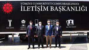 İletişim Başkanlığı Dijital Tır’ı Kahramanmaraş’ta
