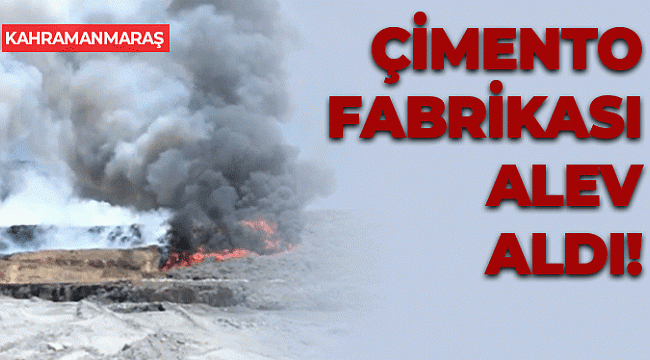 Kahramanmaraş’ta Katı Atık Alanında Yangın