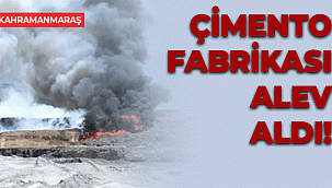Kahramanmaraş’ta Katı Atık Alanında Yangın