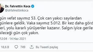 Koca'dan sevindiren haber