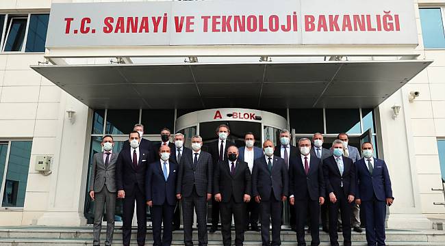 Üniversitemiz Rektörü Can ve Kahramanmaraş Protokolü, Şehrimize İvme Kazandıracak Projeler ile Sanayi Yatırımcılarının Sorun ve Taleplerini, Sanayi ve Teknoloji Bakanı Mustafa Varank’a Sundu