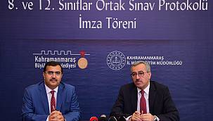 8. VE 12.SINIF ÖĞRENCİLERİMİZE YÖNELİK “ORTAK SINAV PROTOKOLÜ” İMZALANDI