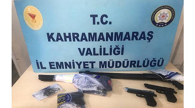 SON BİR HAFTA İÇERİSİNDE 9 ŞÜPHELİ ŞAHISTAN, 9 SİLAH ELE GEÇİRİLDİ
