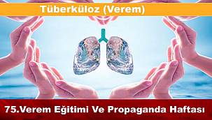 ÜLKEMİZDE TÜBERKÜLOZLU HASTA SAYISI HER GEÇEN YIL AZALIYOR