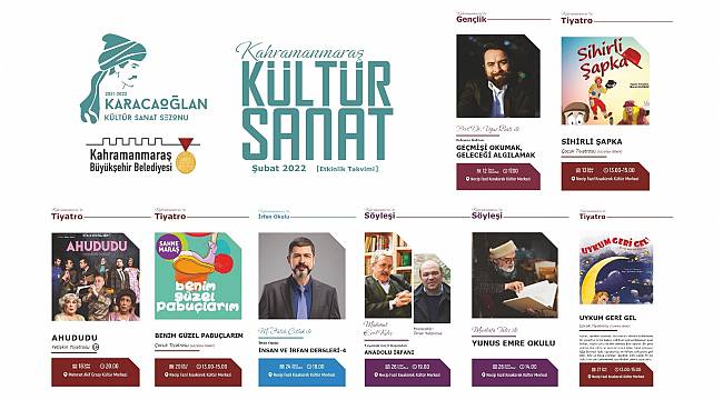 ŞUBAT KÜLTÜR SANAT ETKİNLİKLERİ BAŞLADI