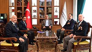 Başkan Güngör Muharip Gaziler Derneği Üyelerini Ağırladı.