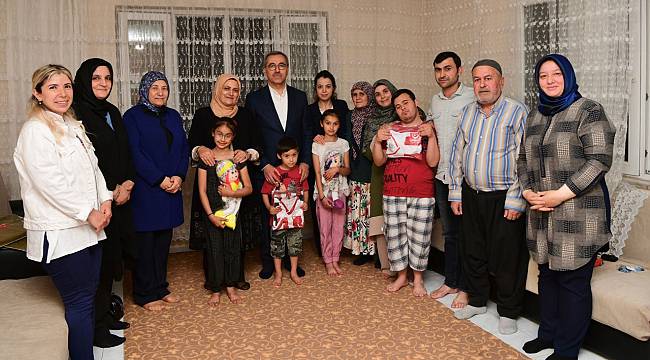 Başkan Güngör Numan Ailesinin Hanesine Misafir Oldu
