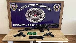 KAHRAMANMARAŞ’TA 14 ŞÜPHELİ ŞAHISTAN, 15 ADET SİLAH ELE GEÇİRDİ.