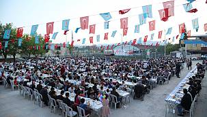 Onikişubat Belediyesi’nden 2 bin kişilik iftar sofrası