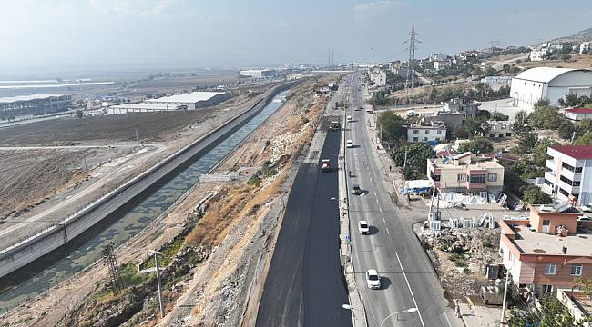 Büyükşehir, Ağcalı - Sümbüllü Bağlantı Yolunu Yeniliyor