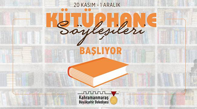 Büyükşehir'in Kütüphane Söyleşileri Başlıyor!