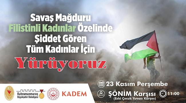 Kadına Şiddete Karşı Ses Olmak İçin Yürünecek!