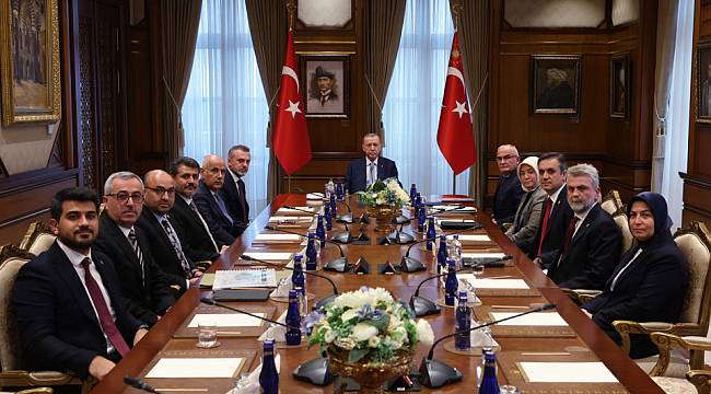 Kahramanmaraş Heyetinden Cumhurbaşkanı Erdoğan'a Ziyaret