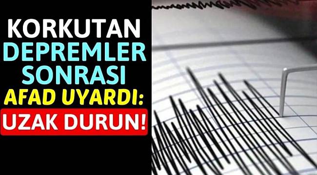Malatya'da Depremler Oldu, Kahramanmaraş Sokaklara Döküldü!
