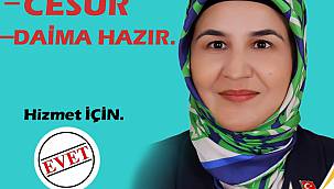 Andırın İlk Kadın  Belediye Başkan Aday Adayı Semra Köse.