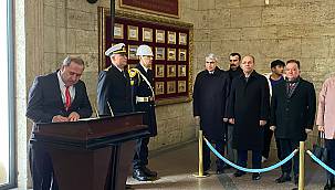 Osmaniye’nin milli mücadele zaferinin 102. Yıldönümünde, Anıtkabir’e ziyaret 