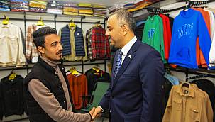 Hanifi Toptaş, Azerbaycan Bulvarı’nda Esnaflarla Buluştu