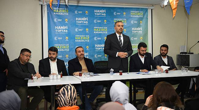 Toptaş; “Daha Yaşanabilir Onikişubat İçin Gecemizi Gündüzümüze Katacağız”