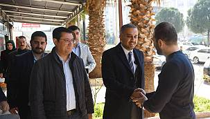 Başkan Adayı Toptaş, Şehit Abdullah Çavuş’ta Vatandaşlarla Buluştu