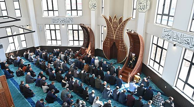 EXPO 2023 Sergi Alanı'na İnşa Edilen Ali Mahçiçek Camii Dualarla İbadete Açıldı