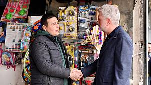 Görgel, Orman Dairesi Bölgesinde Bulunan Esnafları Ziyaret Etti