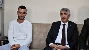 Valimiz Mükerrem Ünlüer’den Gazilerimiz Halil İbrahim Ergen Ve Muhammet Eren Karaoğlan’a Ziyaret