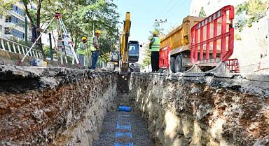 Bölgeye yaklaşık 1,5 kilometrelik yeni kanalizasyon hattı 