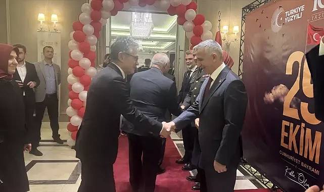 Cumhuriyet Bayramı resepsiyonu yapıldı