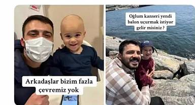 Küçük Bir Dilek, Büyük Bir Umut: Ali Asaf İçin Binlerce Balon Gökyüzüne Bırakıldı