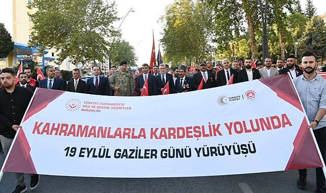 Kahramanmaraş’ta Gaziler Günü Kortej Yürüyüşü Gerçekleştirildi