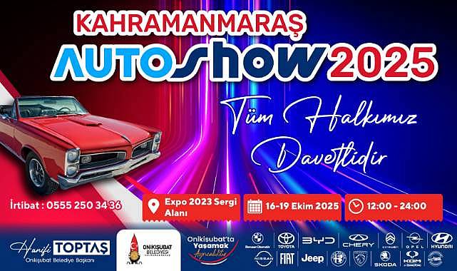 Auto Show 2025 Kahramanmaraş Başlıyor