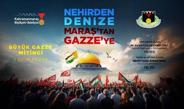 Kahramanmaraş, Gazze İçin Tek Yürek Oluyor