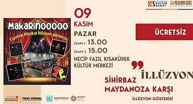 Çocuklar, Pazar Günü İllüzyon Gösterisinde Eğlenceye Doyacak