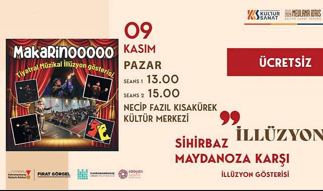 Çocuklar, Pazar Günü İllüzyon Gösterisinde Eğlenceye Doyacak