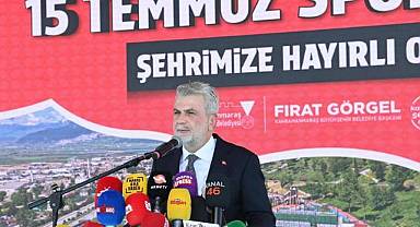 15 Temmuz Spor Vadisi törenle açıldı