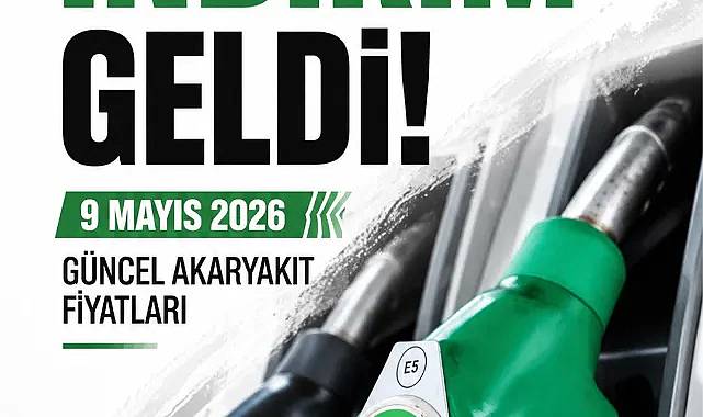 Motorine İndirim Geldi: 9 Mayıs 2026 Güncel Akaryakıt Fiyatları