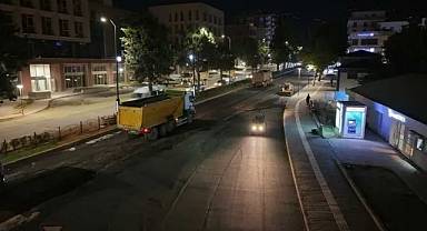 Azerbaycan Bulvarı’nın Son Kat Asfaltı Seriliyor