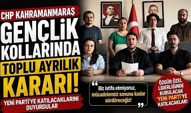 CHP Kahramanmaraş Gençlik Kolları İl Başkanı Baltık: