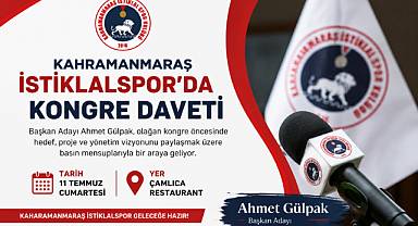 KAHRAMANMARAŞ İSTİKLALSPOR'DA KONGRE ÖNCESİ BASIN BULUŞMASI