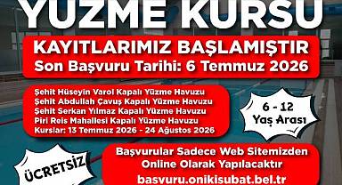Onikişubat Belediyesi'nin ücretsiz Yaz Yüzme Kursları'na kayıtlar devam ediyor