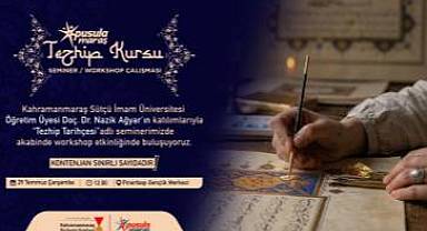 Pusula Maraş’tan Gençlere Geleneksel Sanat Atölyesi