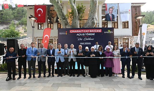 Şehrin Yeni Buluşma Noktası Çınaraltı Çay Bahçesi Yeniden Hizmete Açıldı