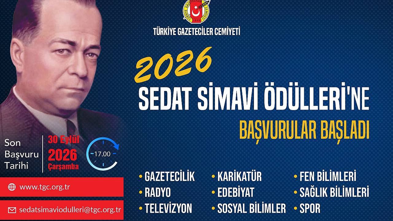 TGC 2026 Sedat Simavi Ödülleri'ne başvurular başladı