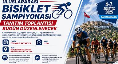 ULUSLARARASI BİSİKLET ŞAMPİYONASI TANITIM TOPLANTISI BUGÜN DÜZENLENECEK