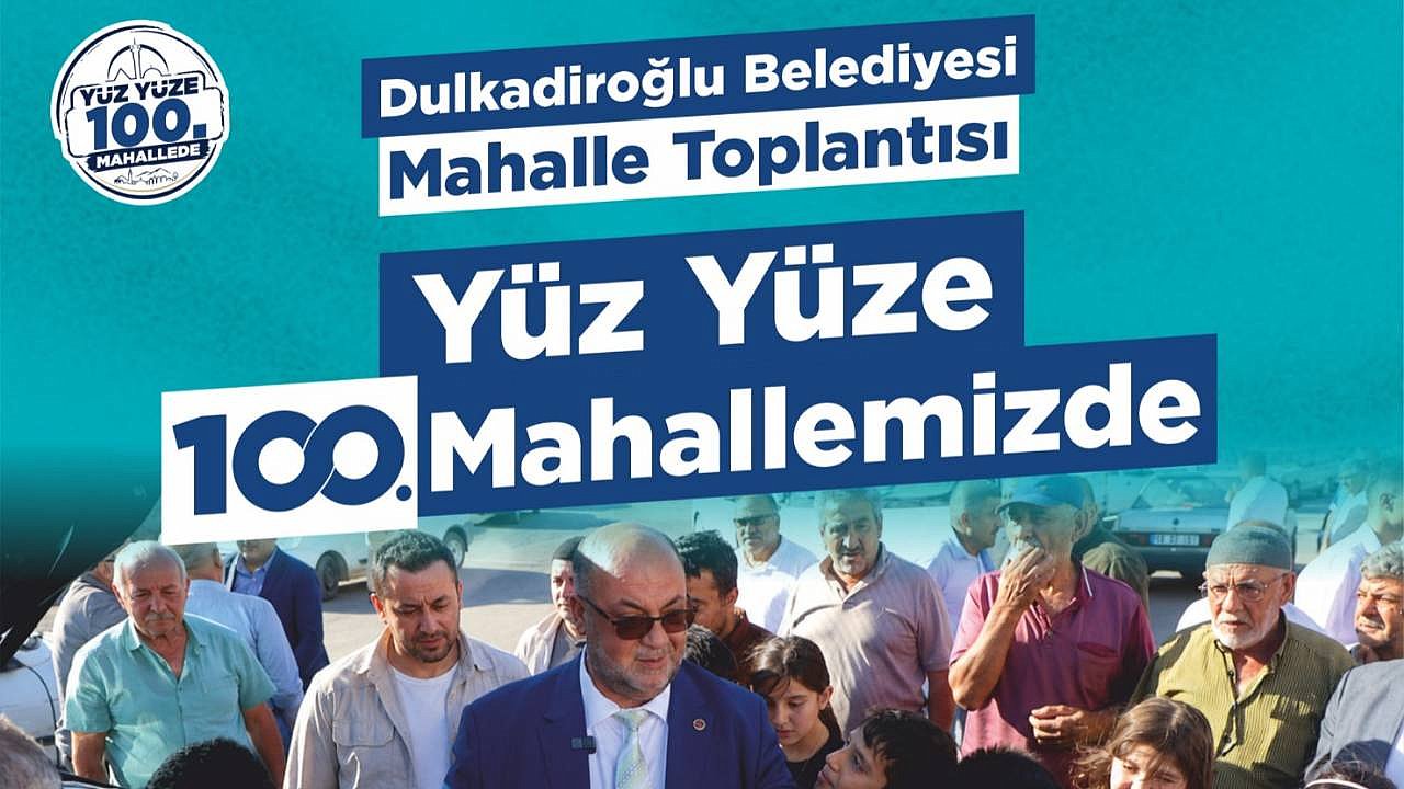 YÜZ YÜZE 100. MAHALLEDE: BAŞKAN AKPINAR GÖNÜLLERE DOKUNAN BULUŞMALARINI SÜRDÜRÜYOR